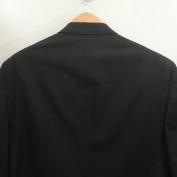 Vintage Burberry Navy Wool Double Breasted Suit Coat/Blazer - Picture 4 of 12